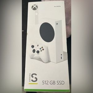 Xbox Series S Console, Cords, and Controller